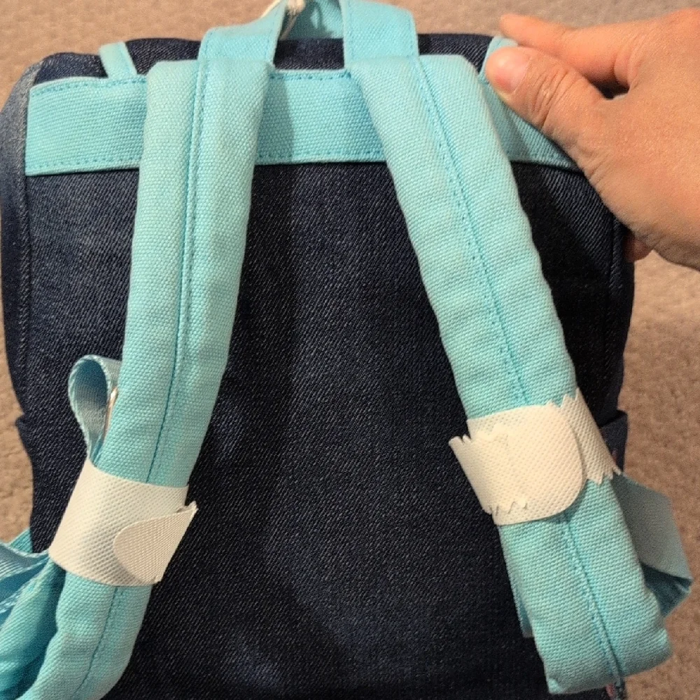 Loungefly Disney Stitch Mini Denim Backpack Excellent Condition